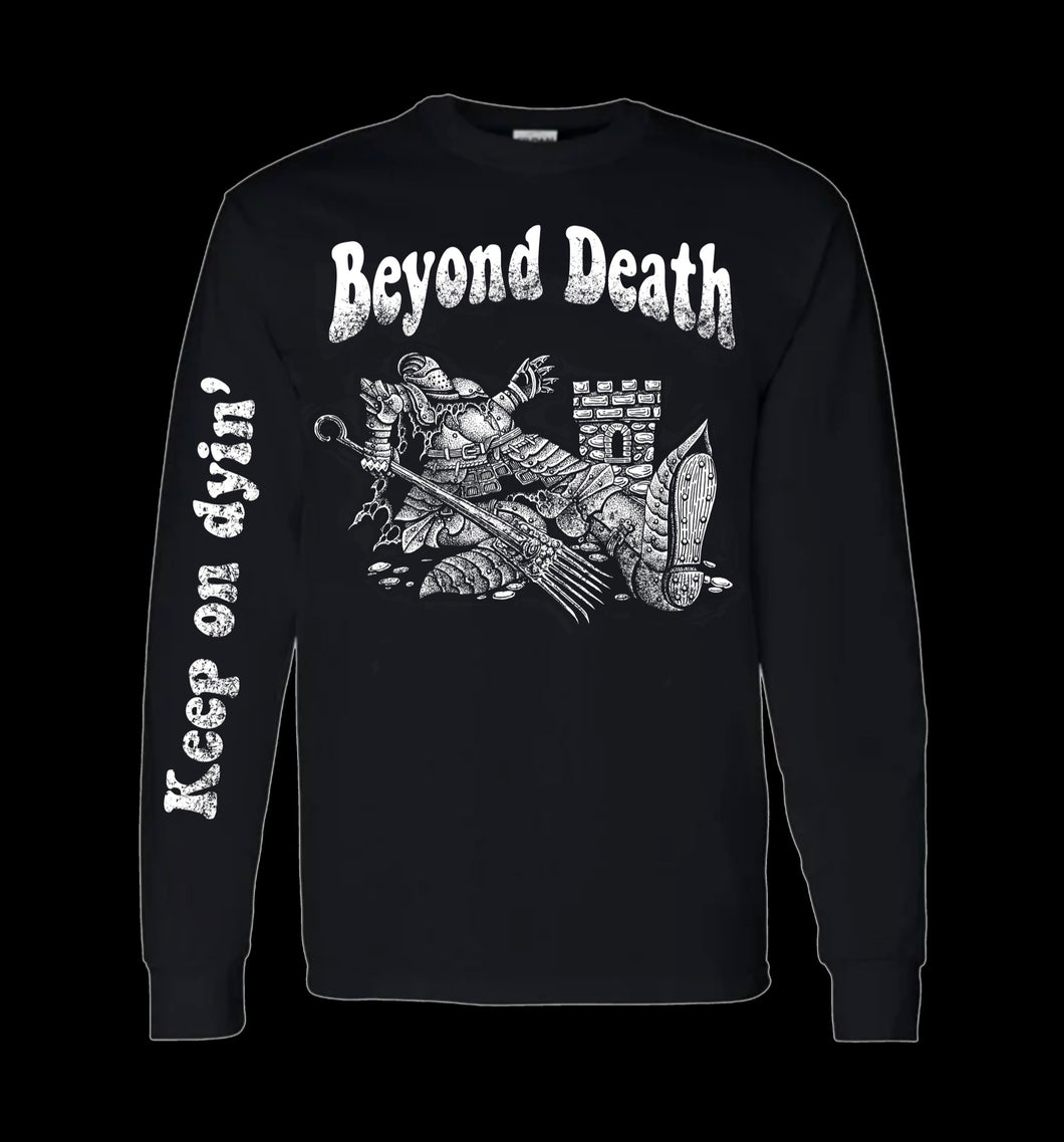 PREORDER keep on dyin’ long sleeve with sleeve print