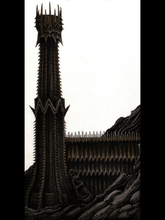 Load image into Gallery viewer, Original Black gate of Mordor triptych
